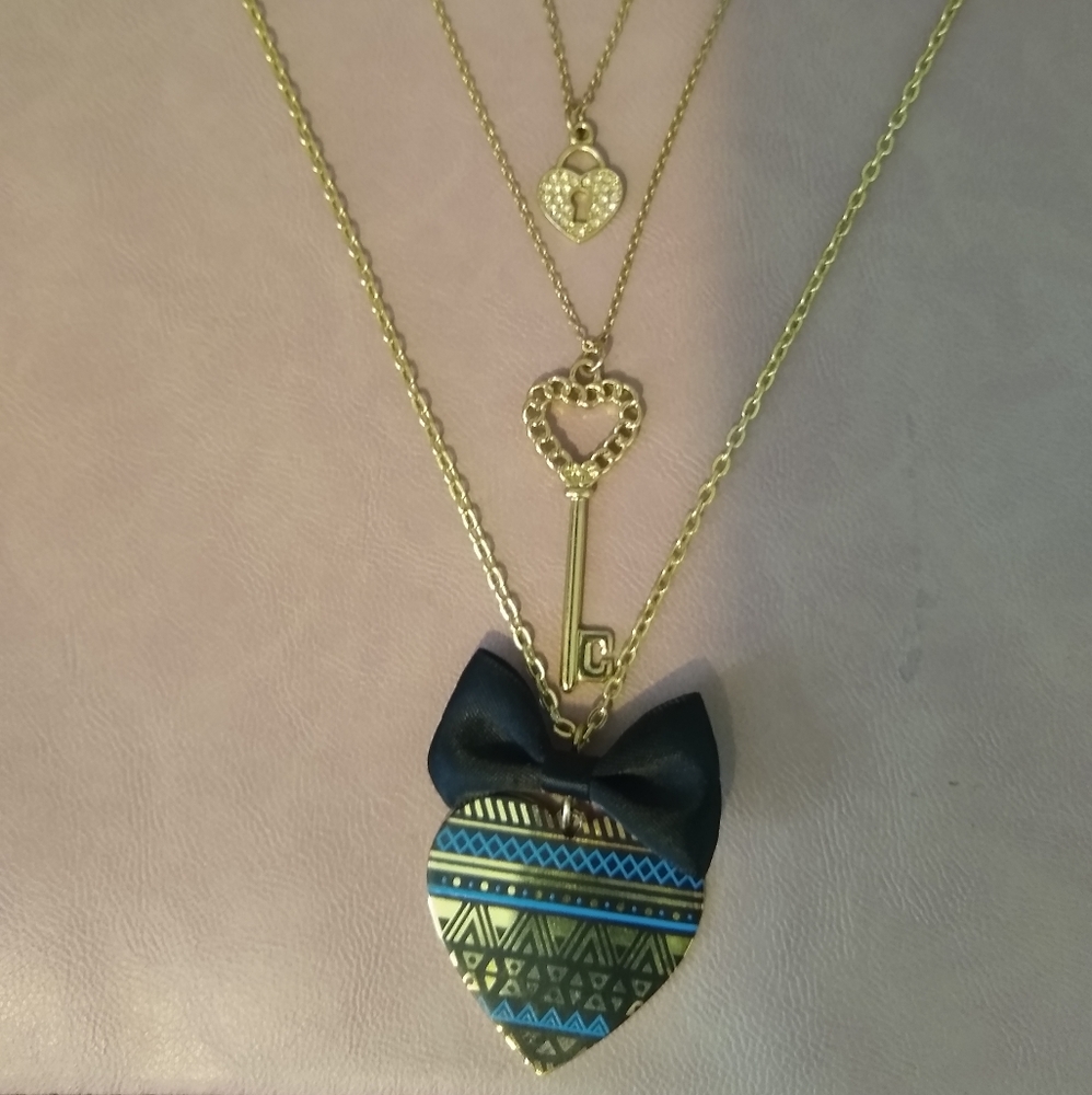 3 Gold Necklaces